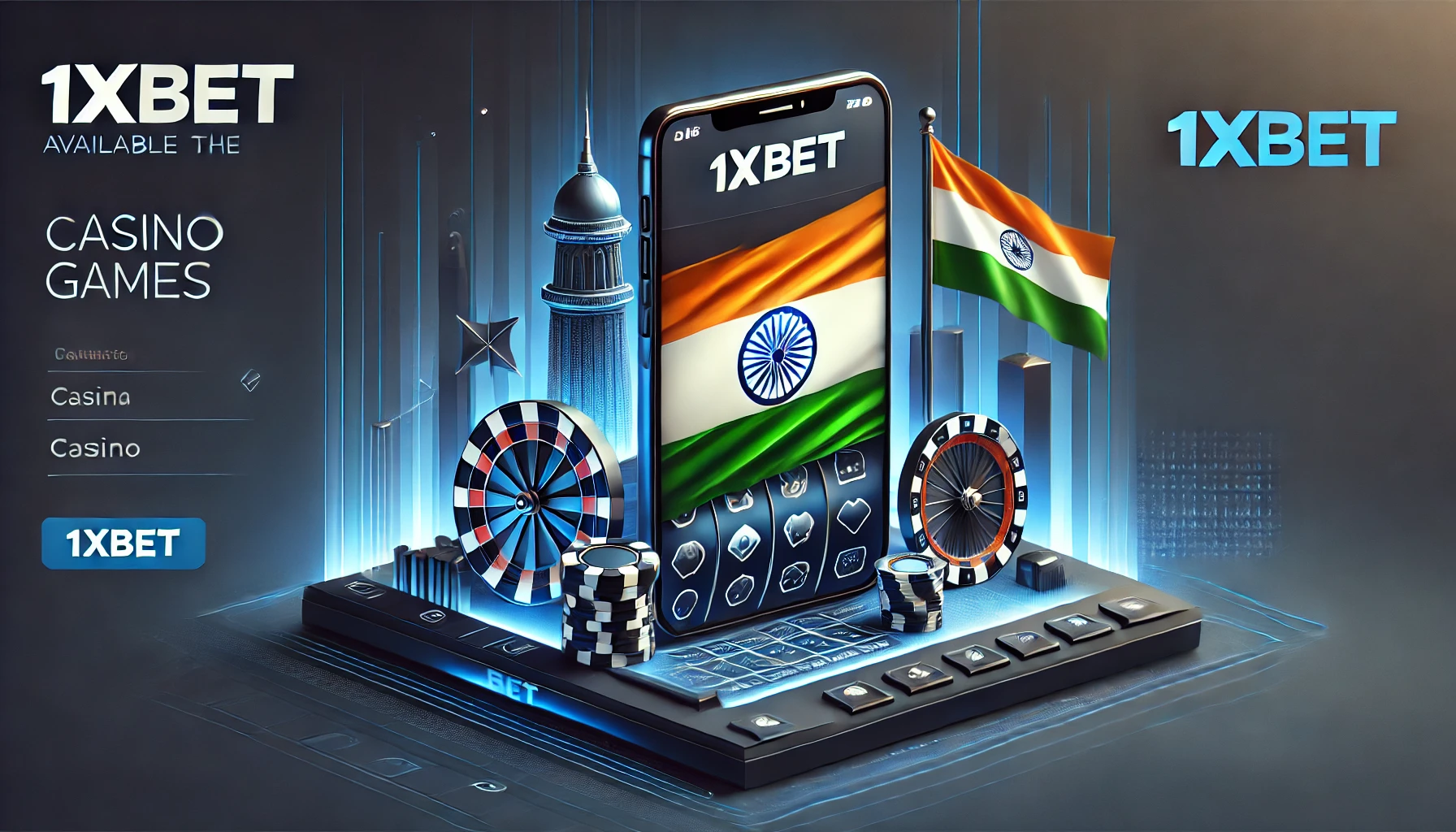 Casino Games Available in the 1xBet App