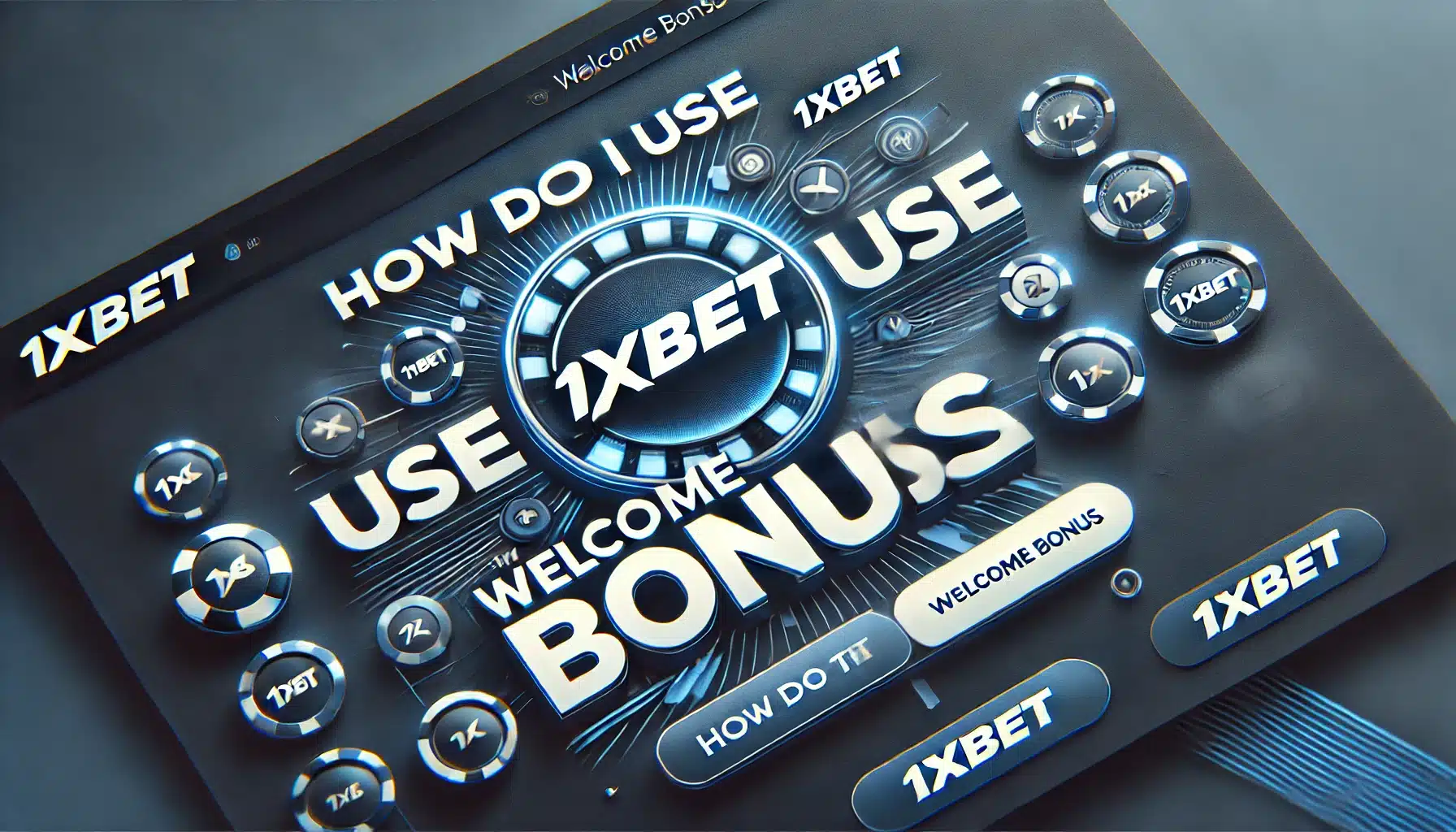 How do I use the 1xBet welcome bonus