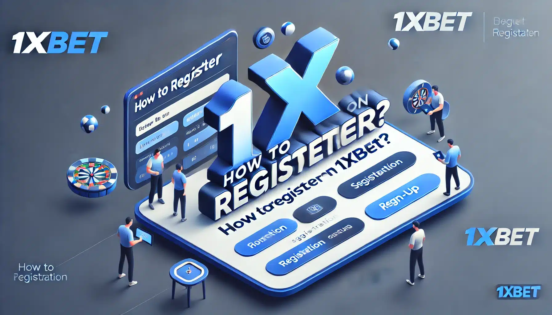 How to register on 1xBet